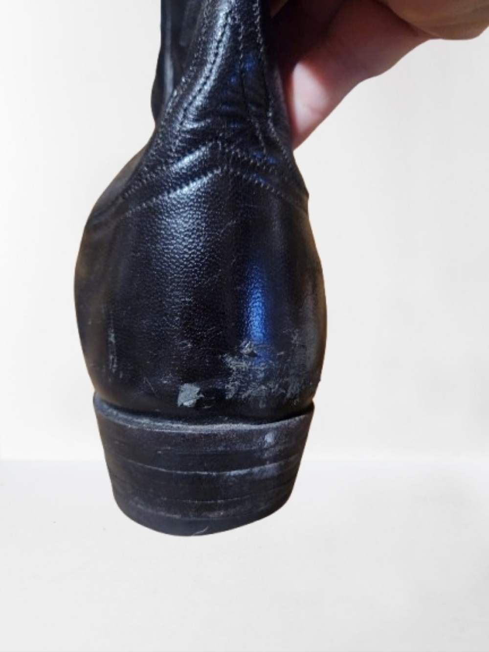 Men's Black Lucchese Boots Sz 14 D - Picture 8 of 11